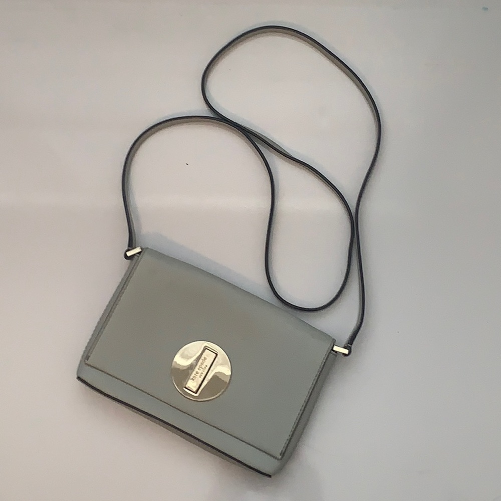 Kate Spade grey / silver crossbody bag